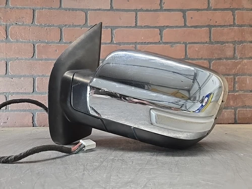 2021-2023 Nissan Titan XD Left Driver Door Mirror OEM Blind Spot Auto Dim 0243 L