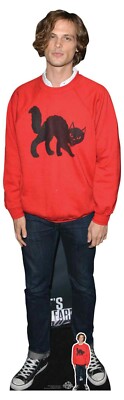 Matthew Gray Gubler Rot Pullover Lebensgröße Und Mini Karton Ausschnitt/F
