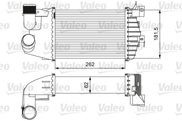 Valeo 818627 LadeluftküHler FüR Opel-image