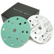 6 Inch Sanding Discs 40-800 Grit 15-hole Hook Loop Sandpaper For Orbital Sande
