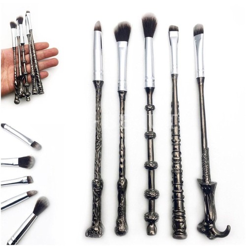 5pcs Harry Potter Fans Wizard Wand Makeup Brushes Set Eyeshadow Contour Blusher - Picture 4 of 6