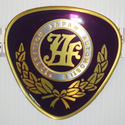 JAF 看板 JAF Japan Automobile Federation JDM Car Logo Triangle Emblem
