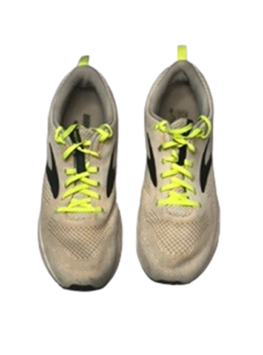 Brooks Revel 5 White Green Walking Running Shoes Men display picture 2