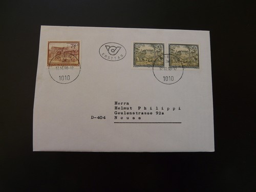 FDC Austria 1990 architecture Vorau abbey (2)