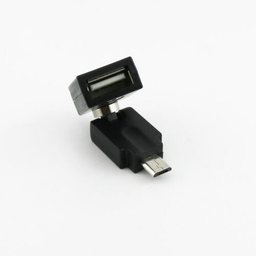 USB 2.0 A Female To Micro 5 Pin Male Plug 360 Degree Rotation Extension Adapter - Picture 2 of 7