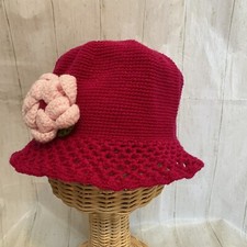 Girl  s Crocheted Cloche Hat