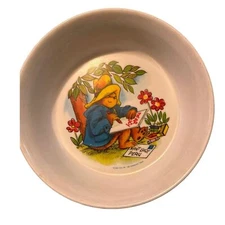Vintage SILITE INC Eden Toys 1983 MELAMINE "PADDINGTON BEAR" CEREAL BOWL #3242