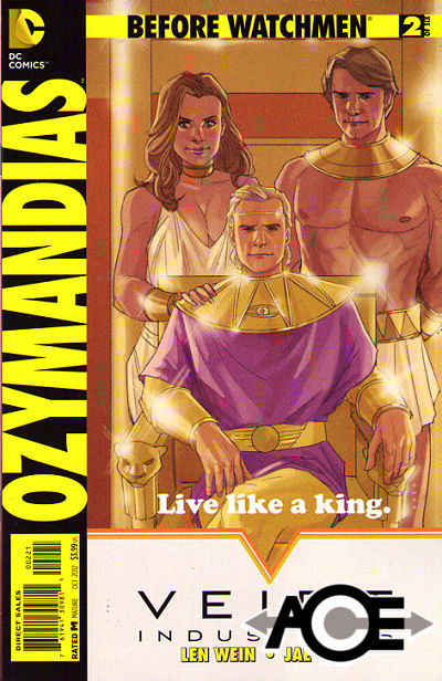 BEFORE WATCHMEN Ozymandias #2 VARIANT COVER 1:25