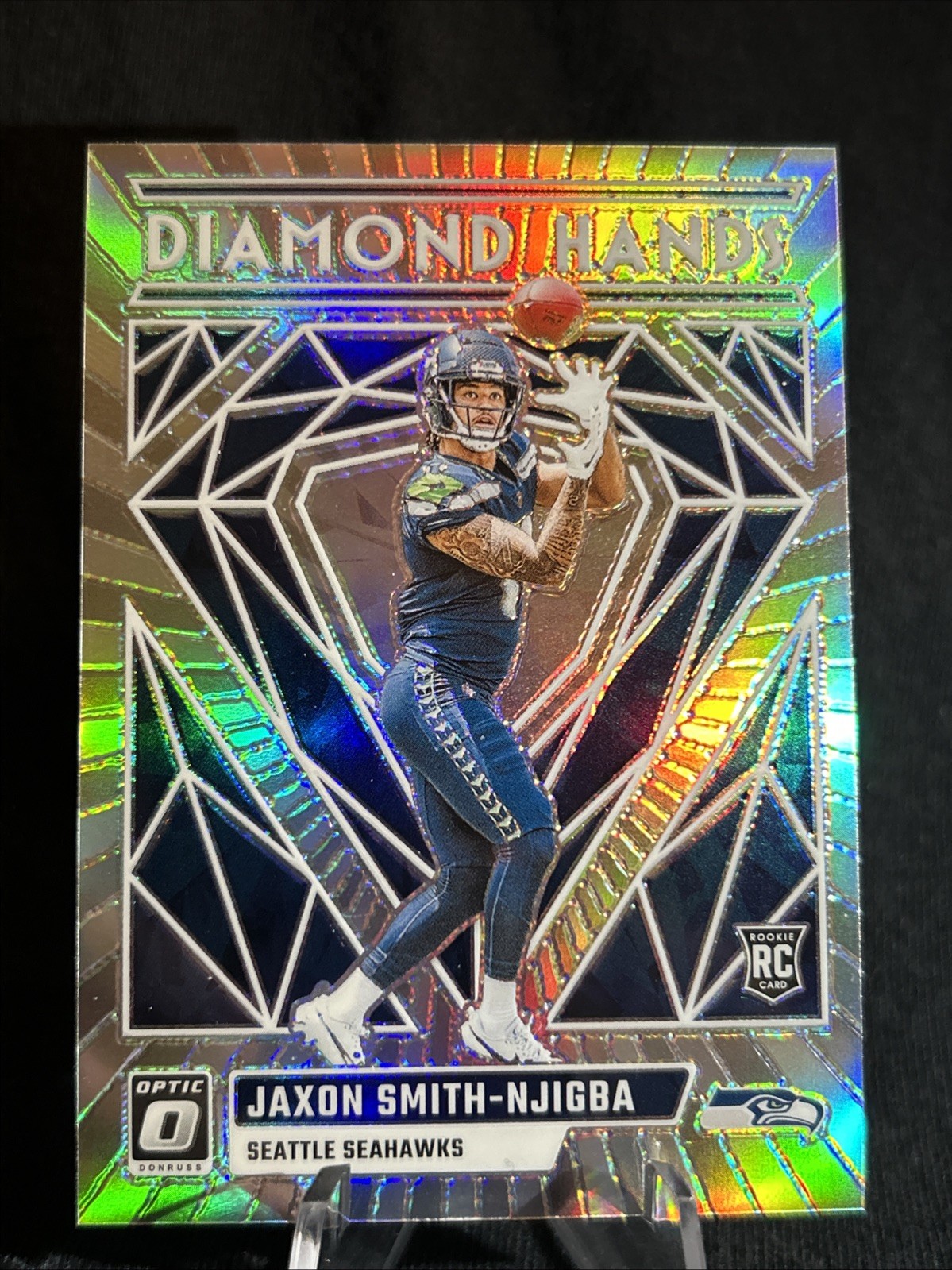 2023 Donruss Optic 💎 Diamond Hands! Jaxon Smith-Njigba #DH-JSN RC - MINT
