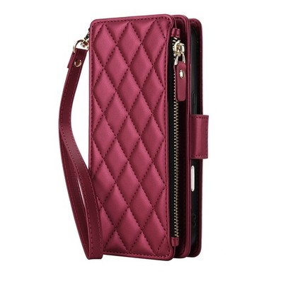 Case For iPhone 17 Ari 16 15 14 13 12 11 Pro Max Card Holder Wallet Zipper Cover