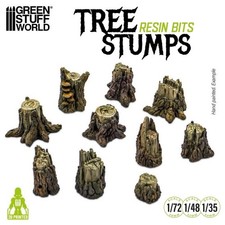 Green Stuff World: TREES - Basing Bits - 3D Printed Resin Tree Stumps