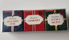 Lagoon Holiday Christmas 3 Pack Game - Hum That Tune, Charades, Guess A Sketch