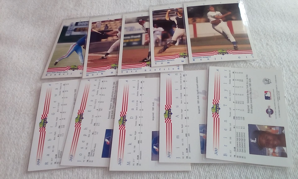 1992 Classic/Best Baseball 300-400 part. set Pick cards that you may want/need. - Image 2 of 4