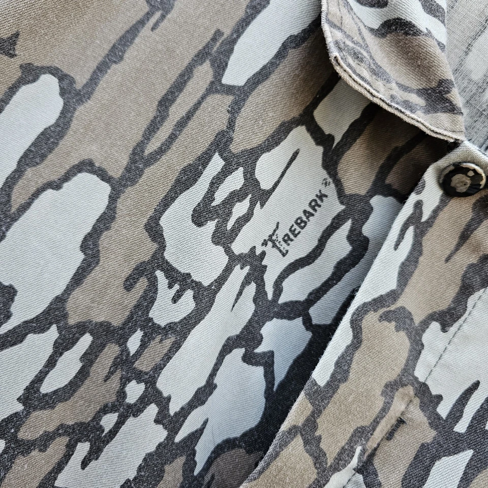 Vintage Realtree TreeBark Camo Coveralls Mens Large Hunting One Piece Costume - Image 3 of 4