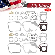 2x Complete Cylinder Head Engine Gasket Set For 70cc ATV Quad Go Kart Sunl Roket