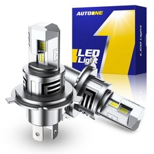 9003 H4 HB2 LED Bulbs 50000LM for Automotive Halogen, 99 Compatibility, Plug...