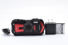 RICOH WG-60 Red Compact Digital Camera Tested Working Seller Japan