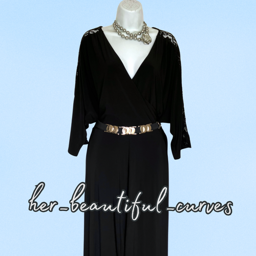 STUDIO 8/PHASE EIGHT BLACK OCCASION PARTY JUMPSUIT SIZE 24 new with tags - Picture 5 of 7