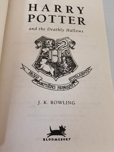 Harry Potter And The Deathly Hallows JK Rowling 1st Edition Hardcover Excellent - Foto 5 di 11