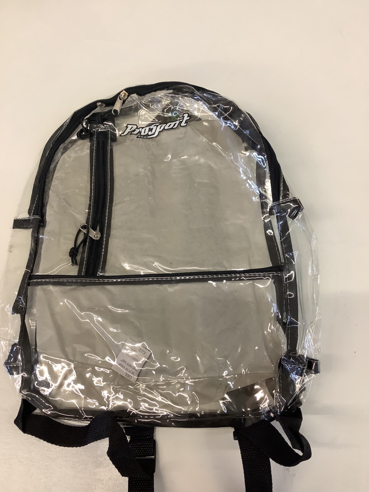 Prosport Black  Backpack In Clear Medley