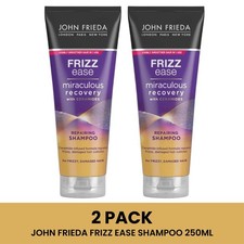 Image of 2 Pack John Frieda Frizz Ease Miraculous Recovery Repairing Shampoo 250ml