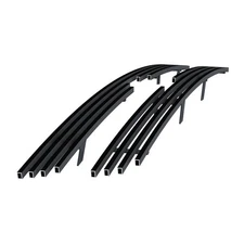 For 1998-2000 Toyota Tacoma 2WD Main Upper Stainless Black Billet Grille Insert