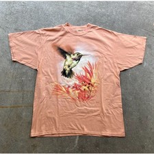 Vintage Hummingbird T-Shirt Made in USA The Mountain Cotton XL