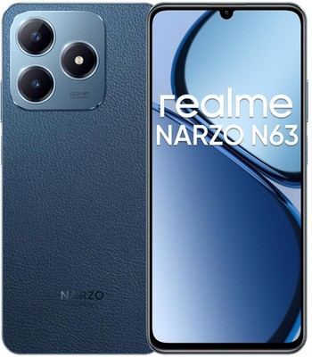 realme NARZO N63 (Leather Blue, 64 GB) (4 GB RAM)