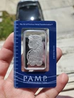 PAMP Suisse 1 Ounce Fine Silver Bar 999.0 Sealed Assay Card Precious Metal