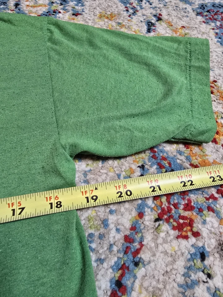 Camiseta Vintage 1989 Jackson Oil Products Juegos Olímpicos Talla Mediana Verde Russell  Foto 4 de 4