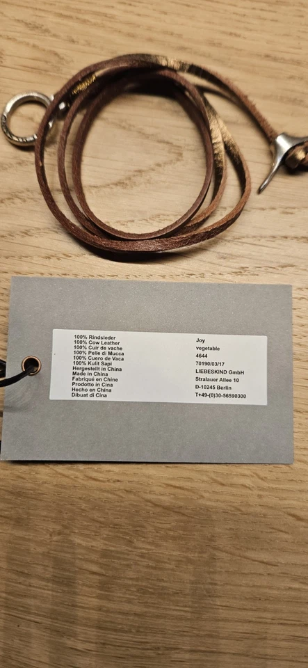 Liebeskind Berlin Wickel Armband Leder - Bild 4 von 4