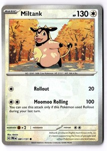 Miltank 081/131 Prismatic Evolutions Master Ball Pattern