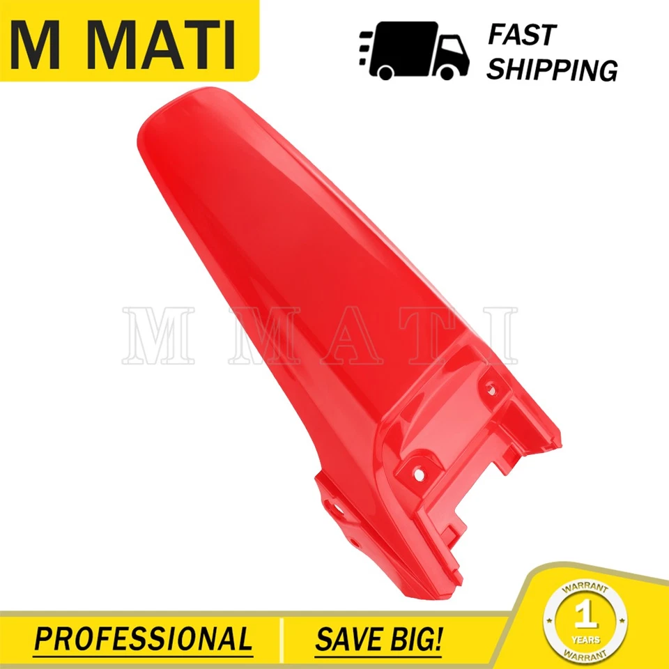 Guardabarros trasero de plástico rojo para Honda CRF80F CRF100F 2004-2008 CRF80F/CRF100F 04-08 Foto 4 de 4