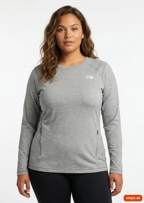 Vintage The North Face Sweatshirts  Dames  maat  L Grijs