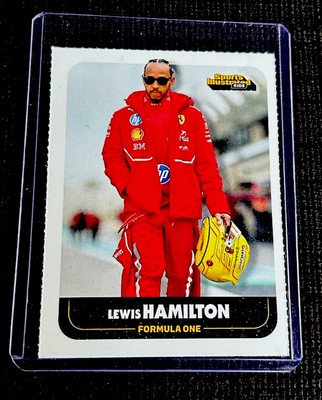 lewis hamilton rare card LEWIS HAMILTON Rare 2025 Sports Illustrated Kids SI FERRARI Formula One NM+