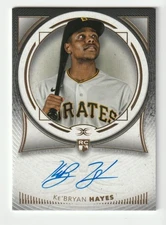 2021 Topps Definitive Collection KE'BRYAN HAYES Auto /50 Pirates Card DRA-KBH2