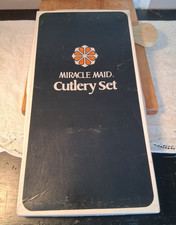 Set posate coltello vintage Miracle Maid 5 pezzi in scatola originale numero 2075