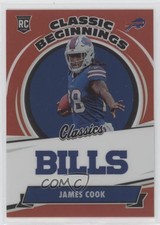 2022 Panini Classics Classic Beginnings Red 6/50 James Cook #CB-8 8d4