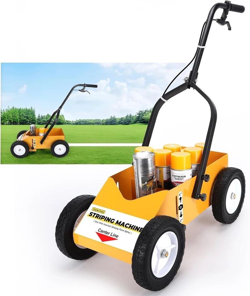 Máquina de marcado de línea compacta y plegable con almacenamiento para rayas eficientes Foto 3 de 4