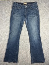 Paige Canyon Boot Jeans Women  s Size 27 Dark Wash Bootcut Premium Denim USA