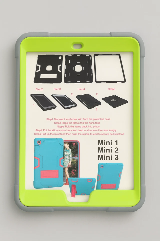 Funda protectora con soporte a prueba de golpes de 7,9" para iPad Mini 1/2/3 Gyan G Foto 2 de 2