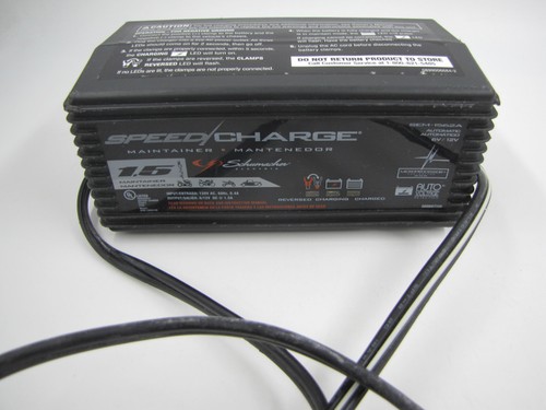 Schumacher SEM-1562A-CA SpeedCharge Battery Maintainer Charger 6V 12V Automatic