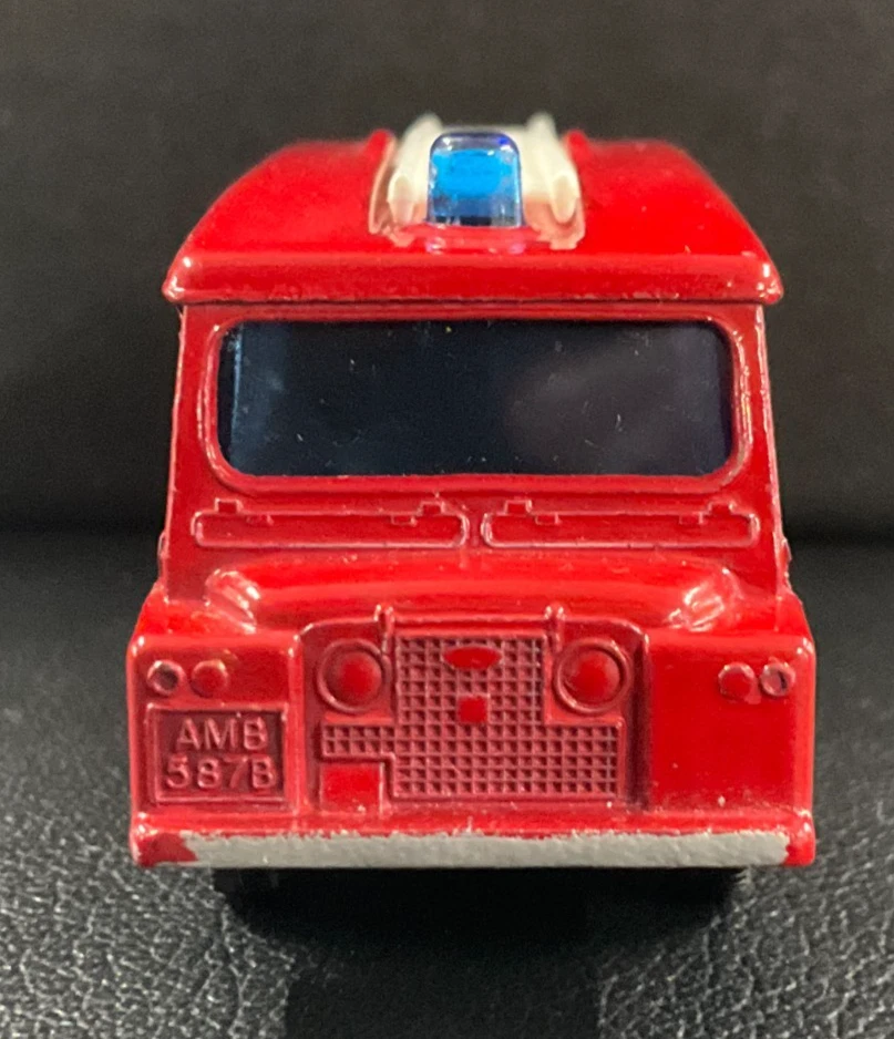 1966 Lesney Matchbox Land Rover Fire Truck #57 VTG Kent Fire Brigade HIGH GRADE! - Image 3 of 4