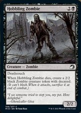 Hobbling Zombie - MID MTG - Light Play