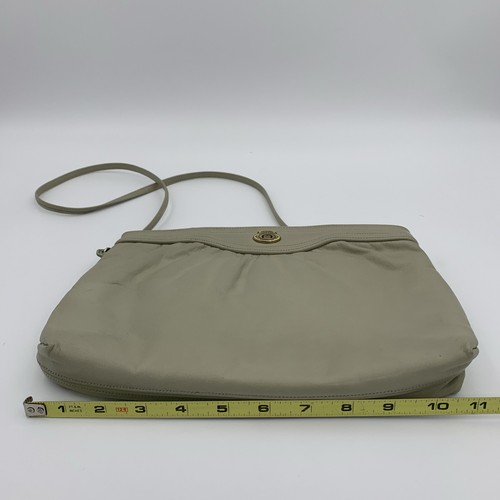 Vintage Umhängetasche Etienne Aigner Echtleder Creme - Bild 12 von 14