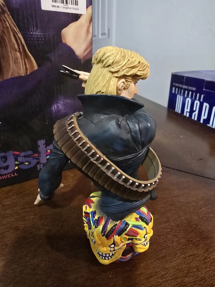 Marvel Universe Longshot Busto Estatua 539 de 2500 Diamond Select Mojo Cómic MCU Foto 4 de 4