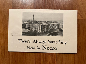 vintage brochure Necco candy