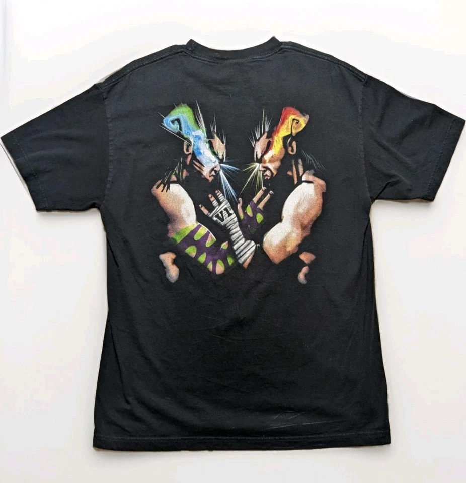 Camiseta WWE Vintage Y2K The Hardy Boyz Team Xtreme V1 Talla Grande 21x30 Foto 2 de 3