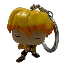 Funko Pop Keychain Zenitsu Agatsuma Demon Slayer Kimetsu No Yaiba Anime Figure