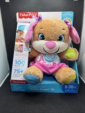 Fisher-Price Laugh Learn Smart Stages Sis Plush Toy FDF22 NIB New 6-36M